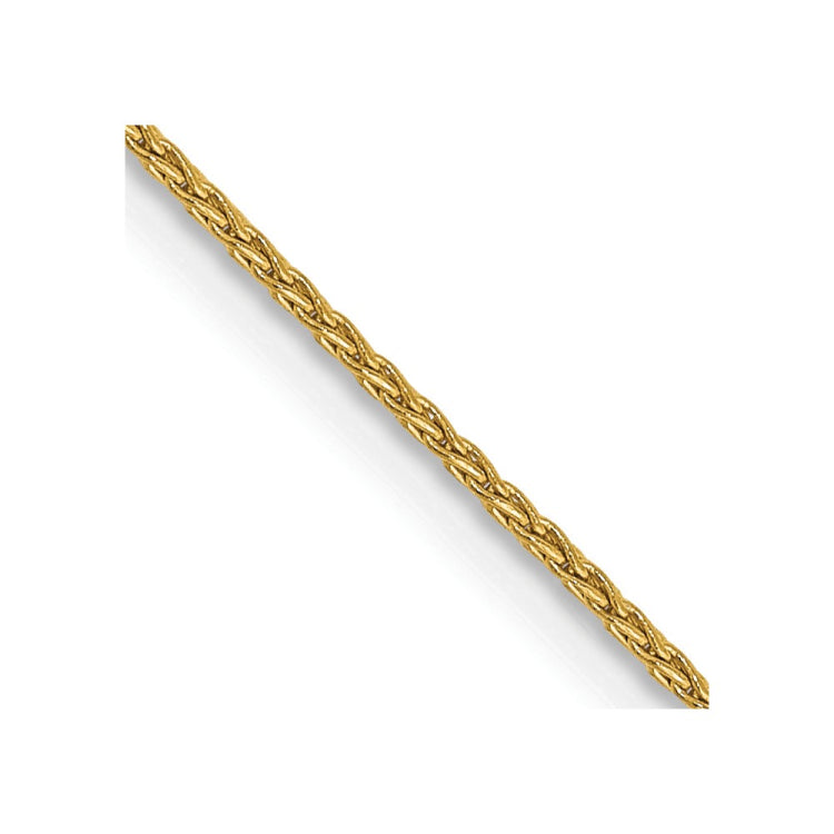 14k 24 inch 1mm Parisian Wheat with Lobster Clasp Chain